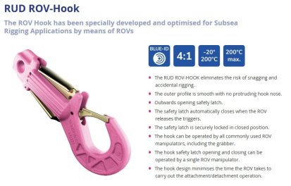 Rud ROV Hooks